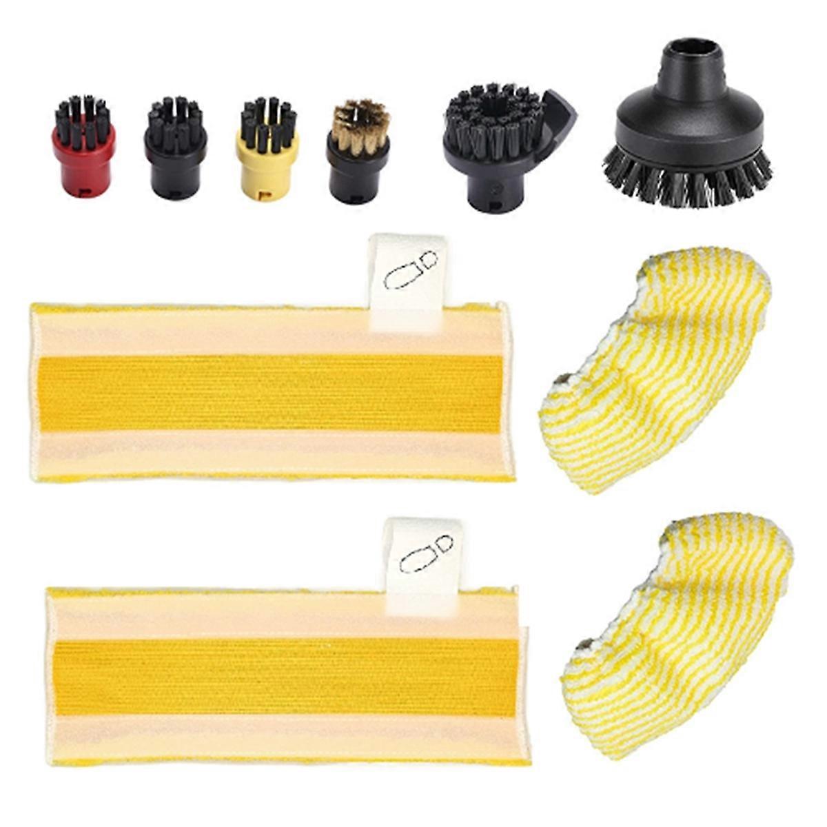 10PCS Steam Brush Head Nozzle Floor Cloth for SC1 SC2 SC3