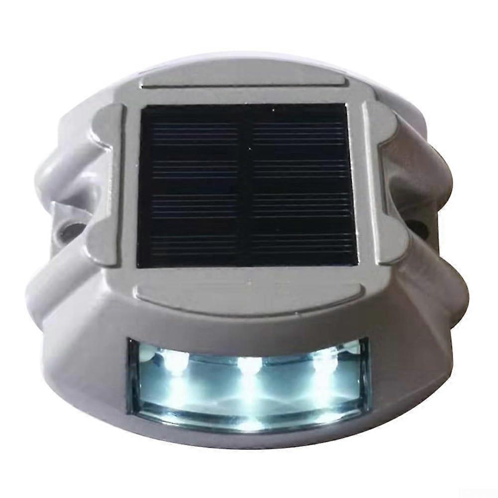 Eco Friendly Outdoor LED Lighting Solution - 12 White Solar Pathway Lights for Enhanced Visibility in Dark Conditions