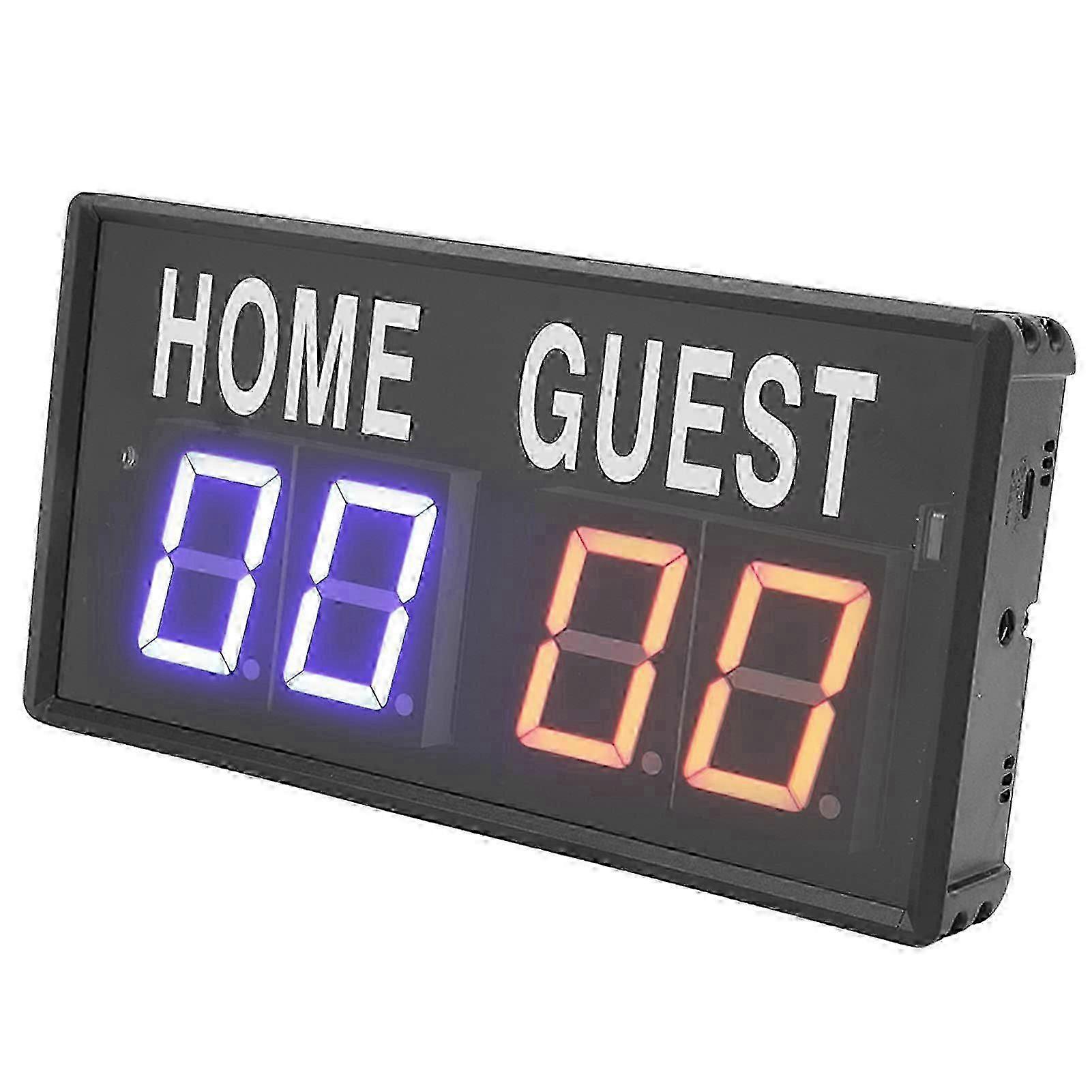 Electronic Scoreboard, Remote Control Electronic Scoreboard, Tabletop Scoreboard for Basketball Volleyball, Games and Activity Scoreboard, LED Display