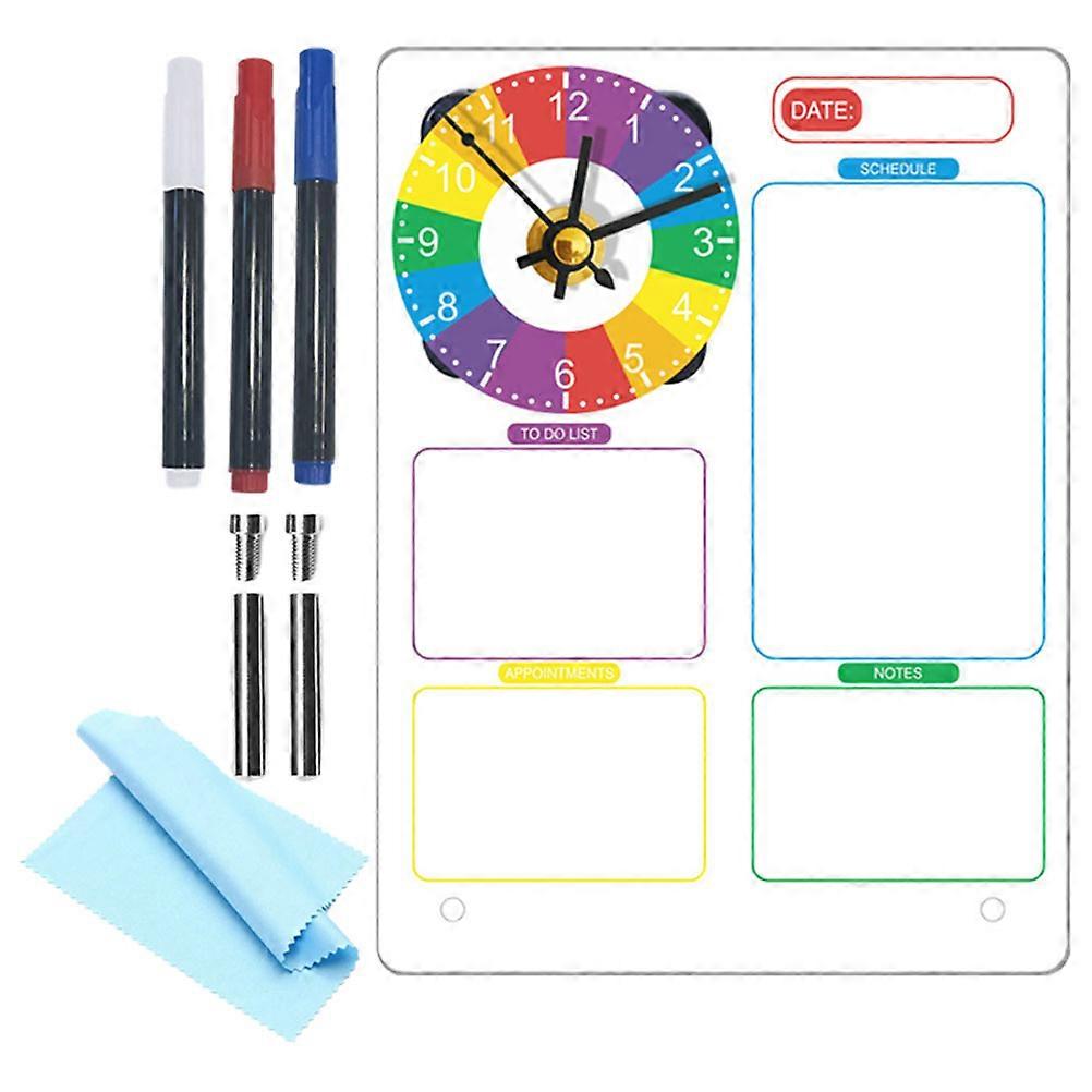 Acrylic Note Board Desktop Writing Board for Home Use 4Sets