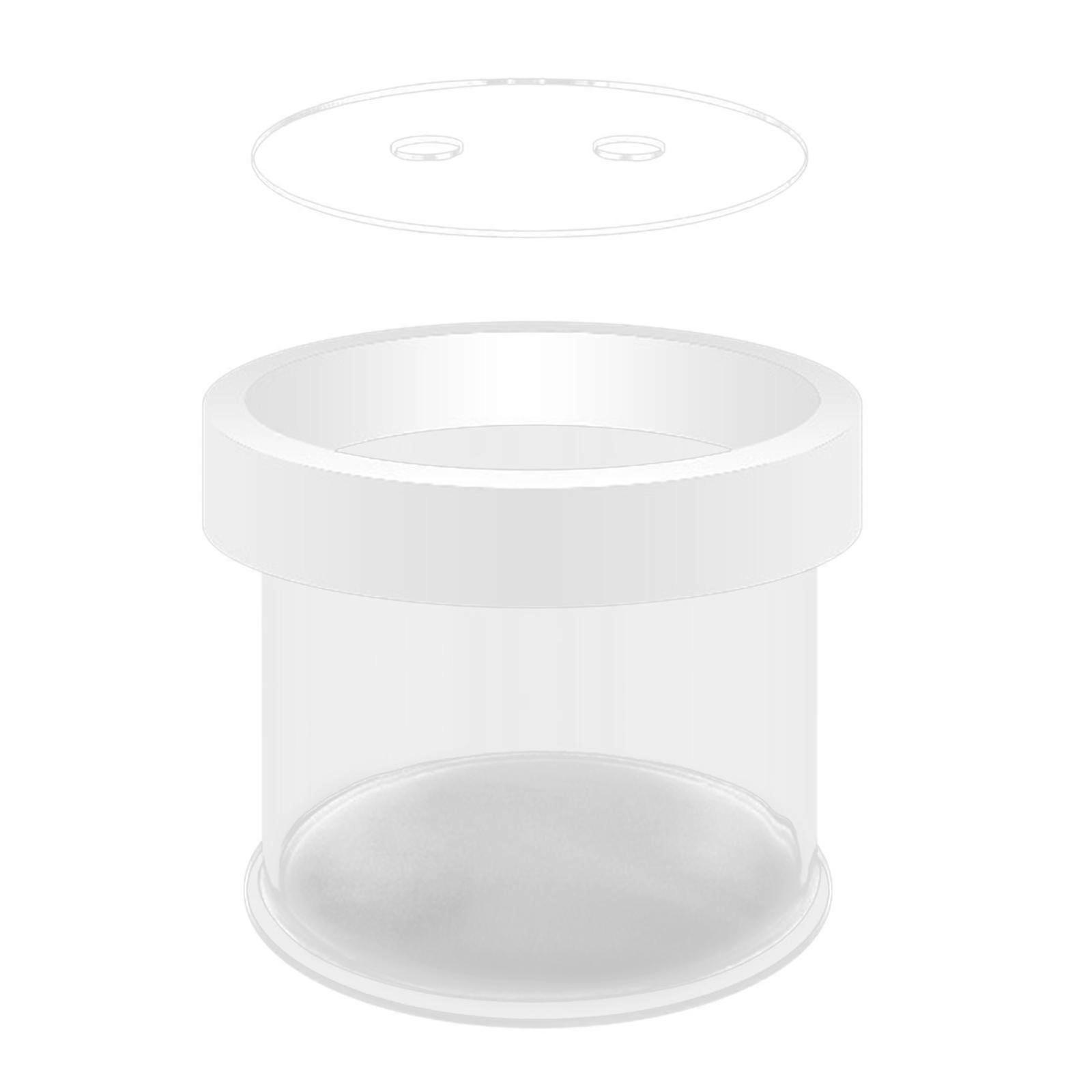 Floating Fish Breeding Box Round Isolation Box for Clownfish Betta Baby Fish 12cmx10cm