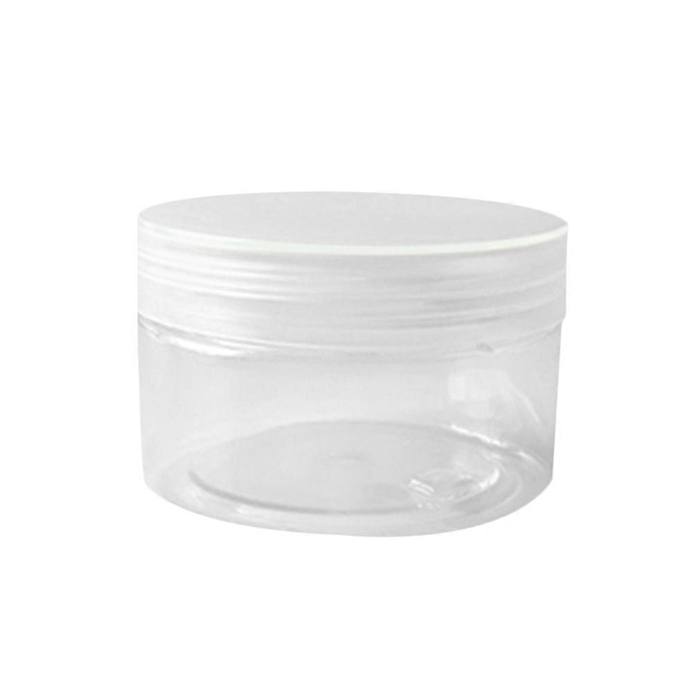 30 Pcs Clear Plastic Storage Cases Wide-Mouth Jars For DIY Materials And Cosmetics In 4.2X7.1Cm Size With Screw-On Lid