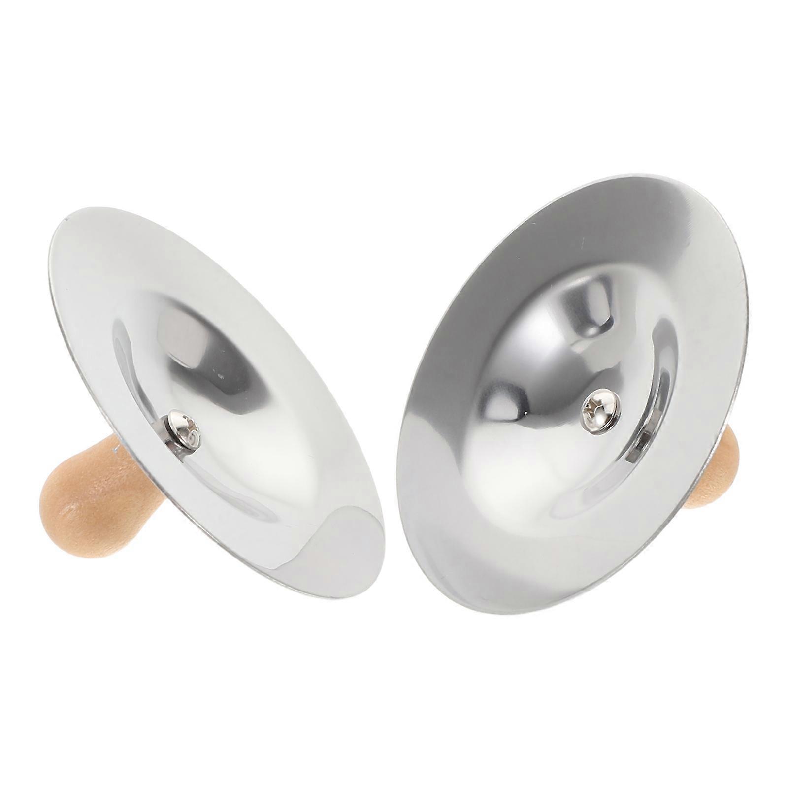 Small Finger Cymbals Handheld Musical Instruments for Kids 3Pairs