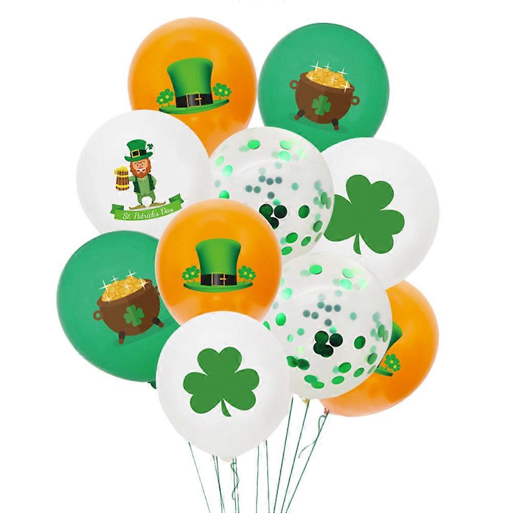 Four Leaf Clover Balloons Decorative Set for Party Use 1Set