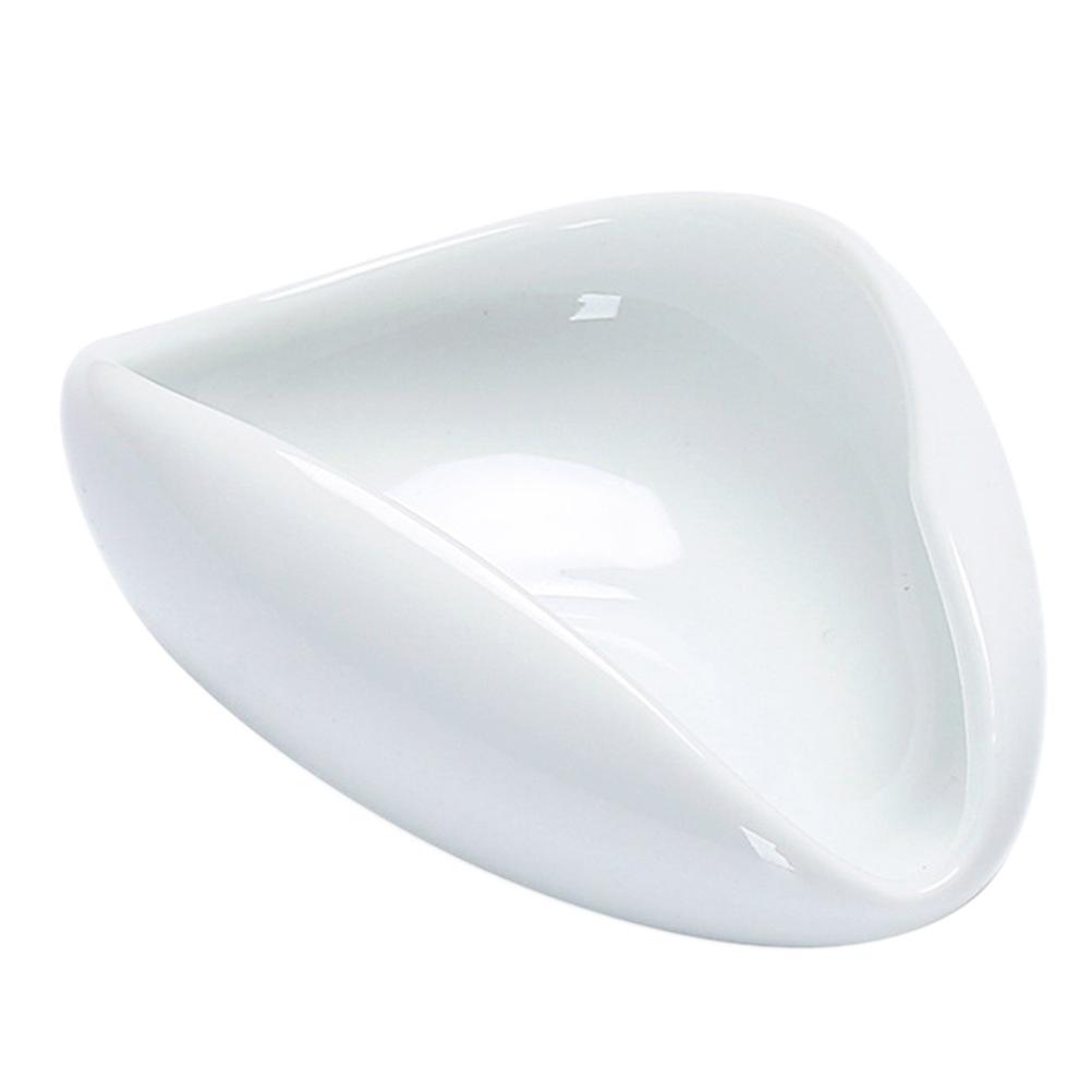 Practical Ceramic Tea Scoop White Tea Spoon for Home Use 2Pcs