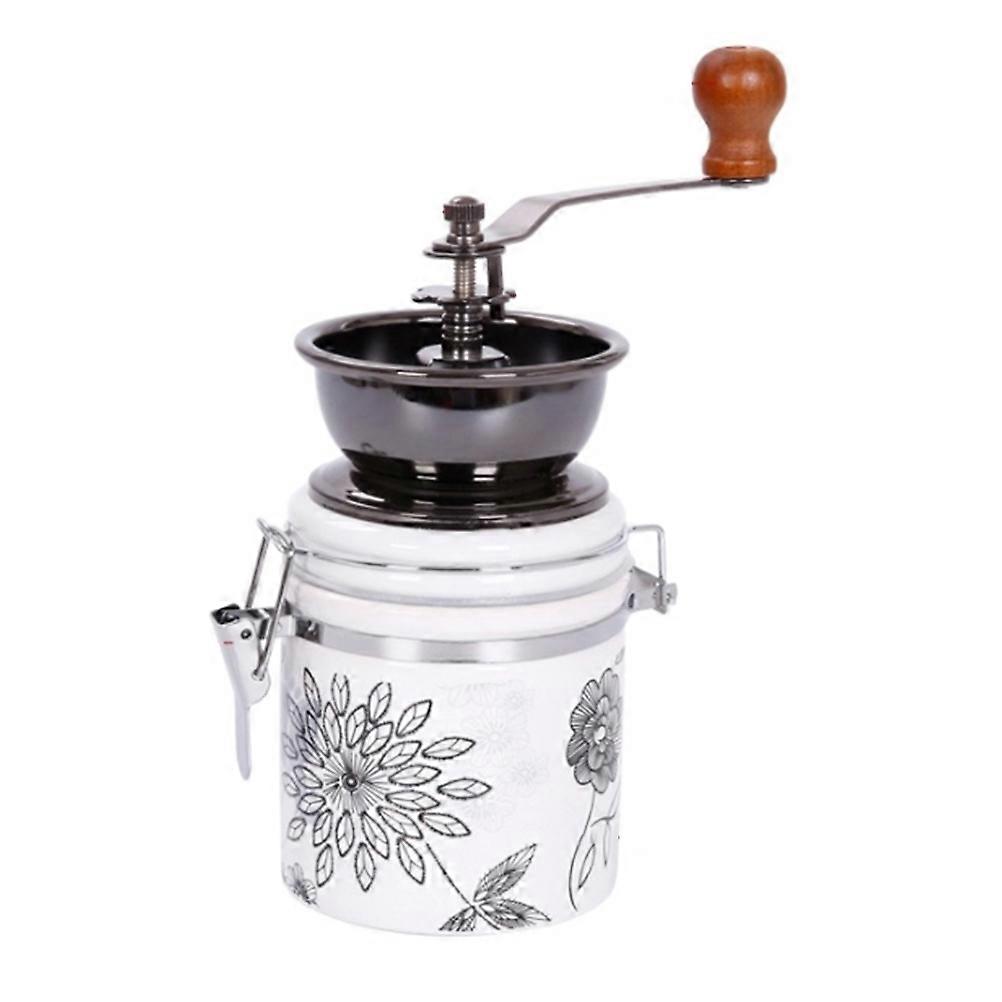 Ceramics Manual Coffee Bean Burr Grinder for Kitchen Use 2Pcs