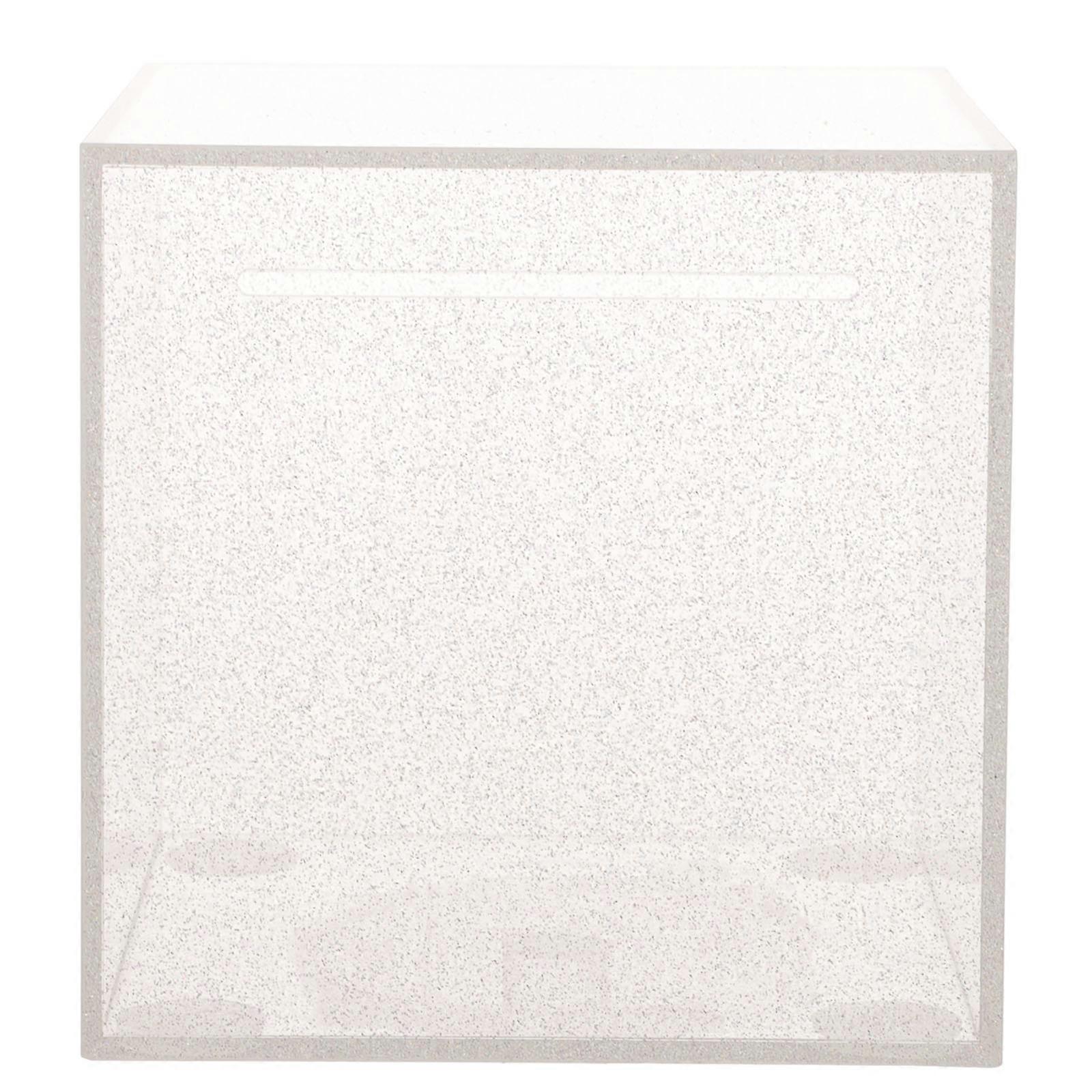 Acrylic Money Savings Jar for Storage 2Pcs Transparent Piggy Bank