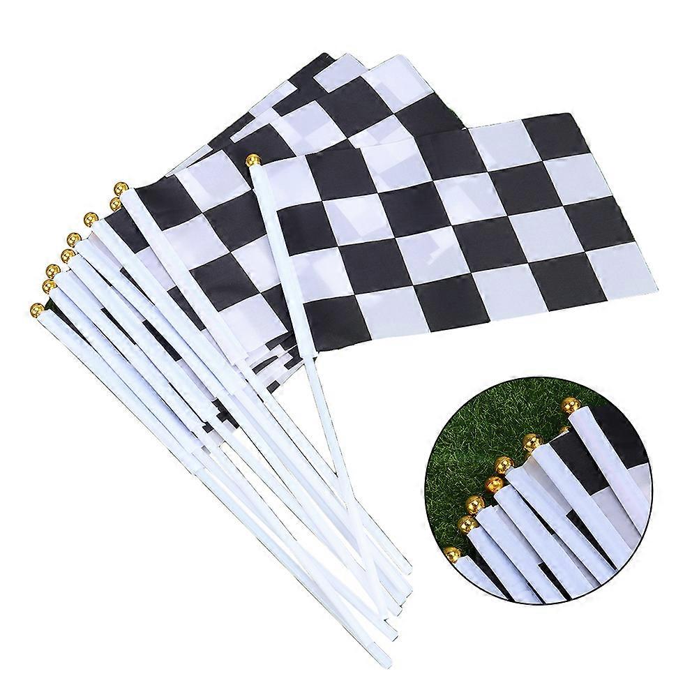 Hand Waving For Sporting Events Multi Colored Racing Flags 30Pcs