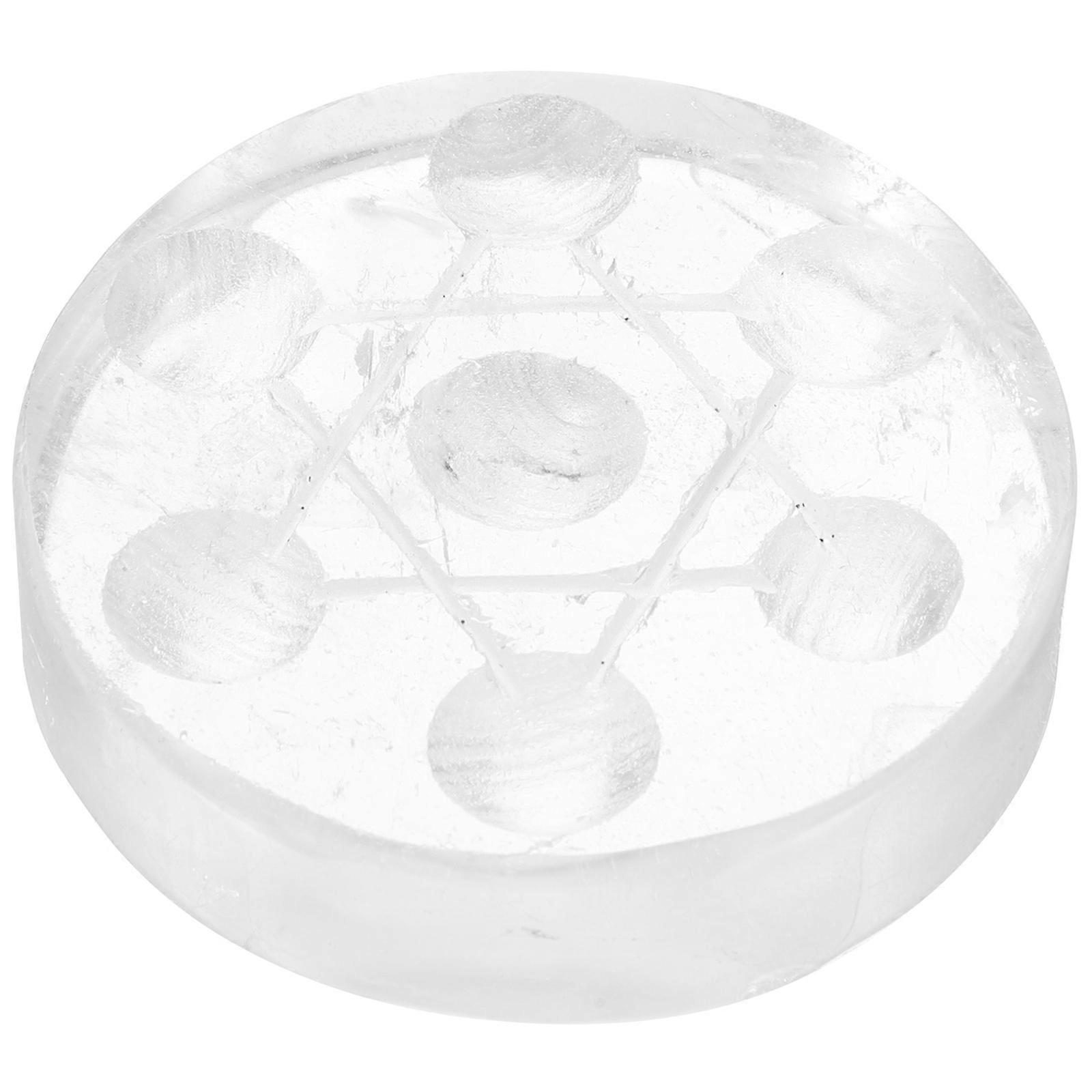 White Crystal Display Stand Stone Holder for Holding Use 4Pcs Sphere Display