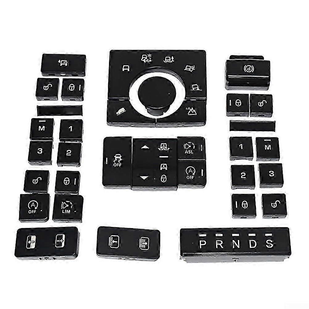 Car Switch Button Cover Center Console For Land Rover Terrain Mode For Range Rover 20132017 Sport 20142017 Black