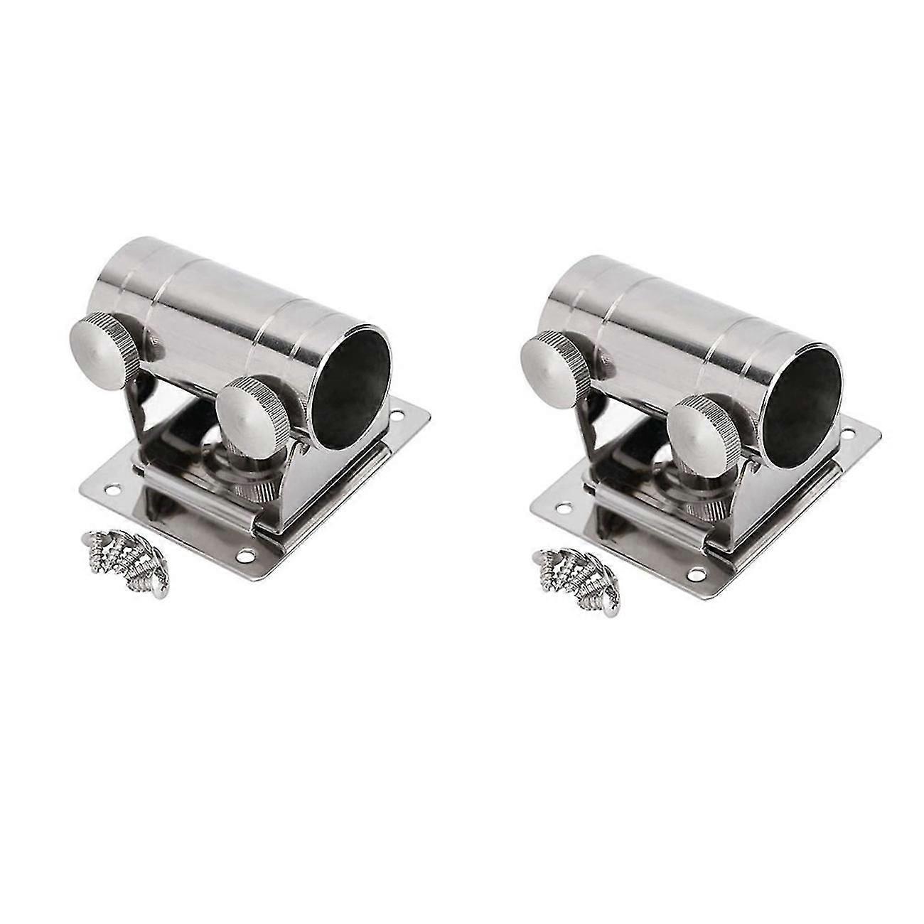 حامل مظلة شرفة من الفولاذ المقاوم للصدأ، حامل مظلة قابل للتعديل، صندوق صيد مثبت على الحائط، حامل مظلة