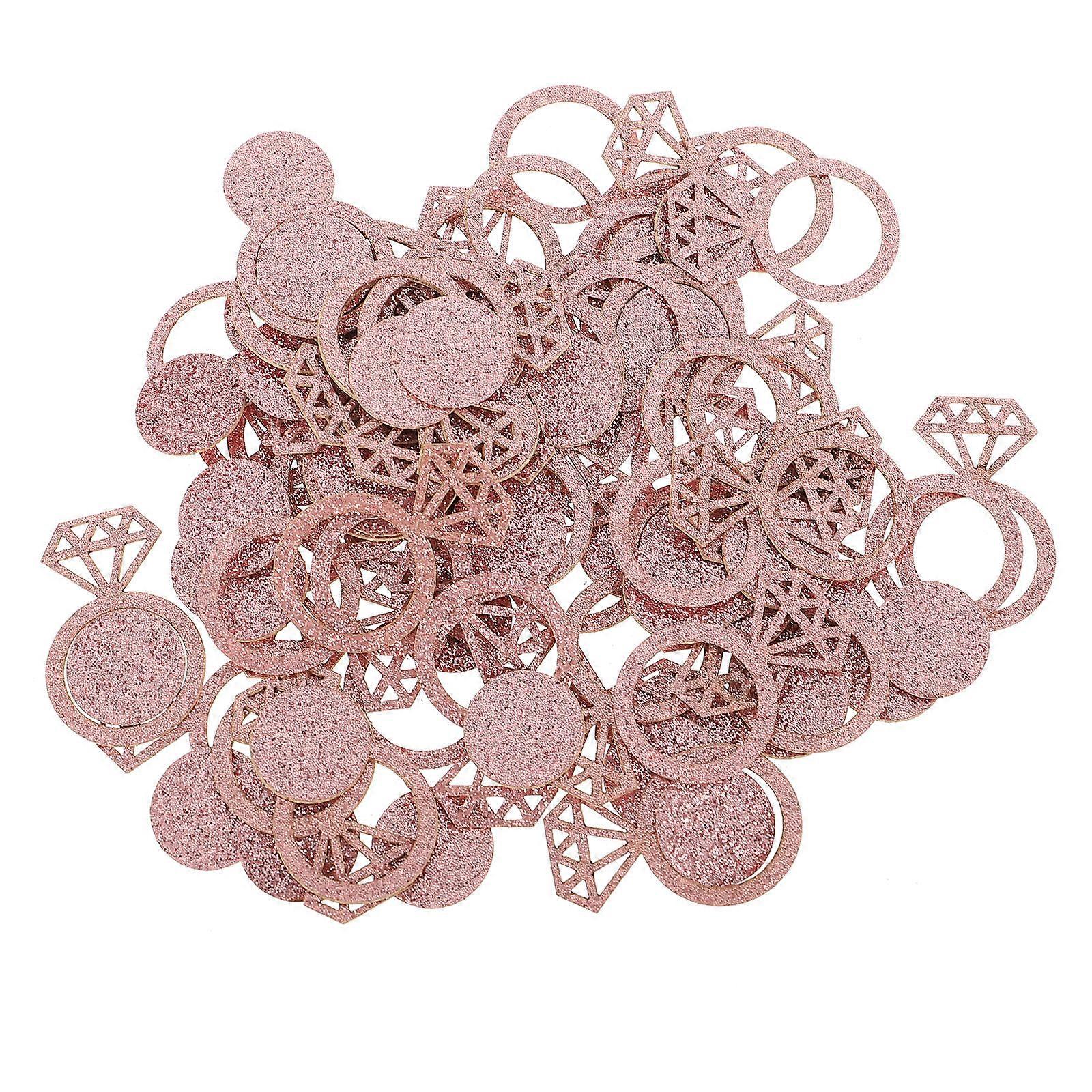 Wedding Confetti Decorative Diamond Ring Confetti for Decor 200Pcs