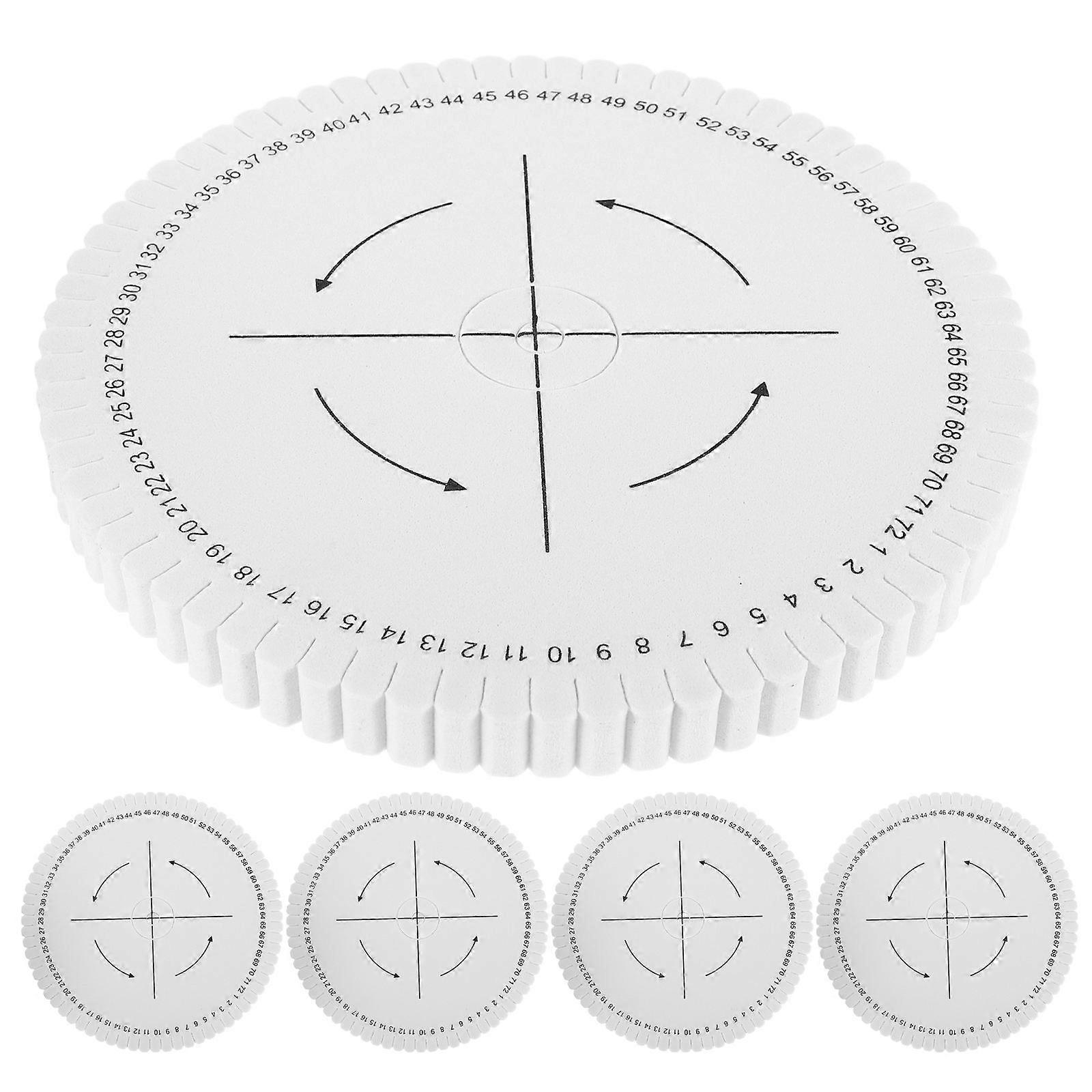 Bracelet Knitting Tool for DIY Use 10Pcs Eva Braiding Discs