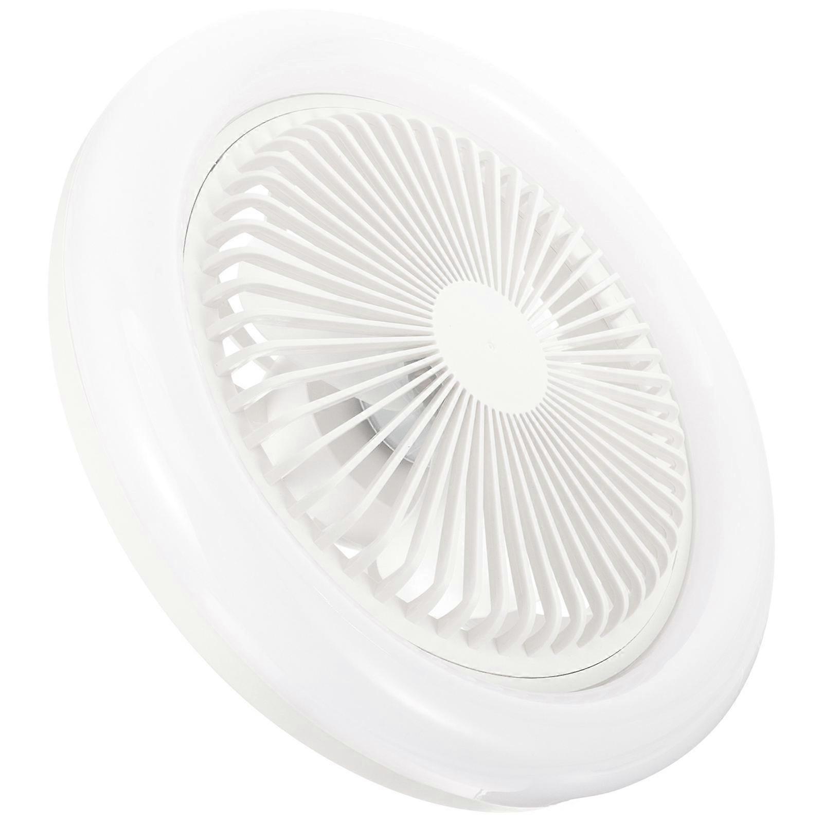 2Pcs Electric Ceiling Fan with Light Dimmable LED Fan with Remote Control