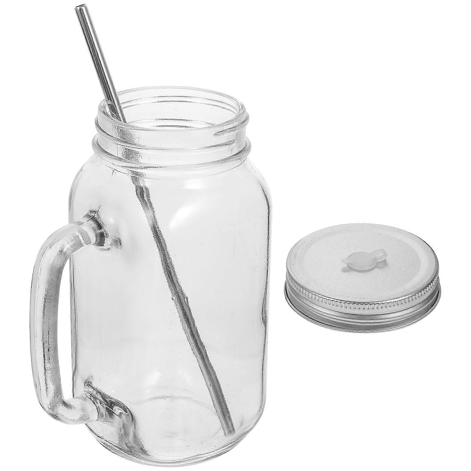 Multi-Function Glass Milk Tea Cup Beverage Container For Restaurant Hotel Use 750ML 3Set