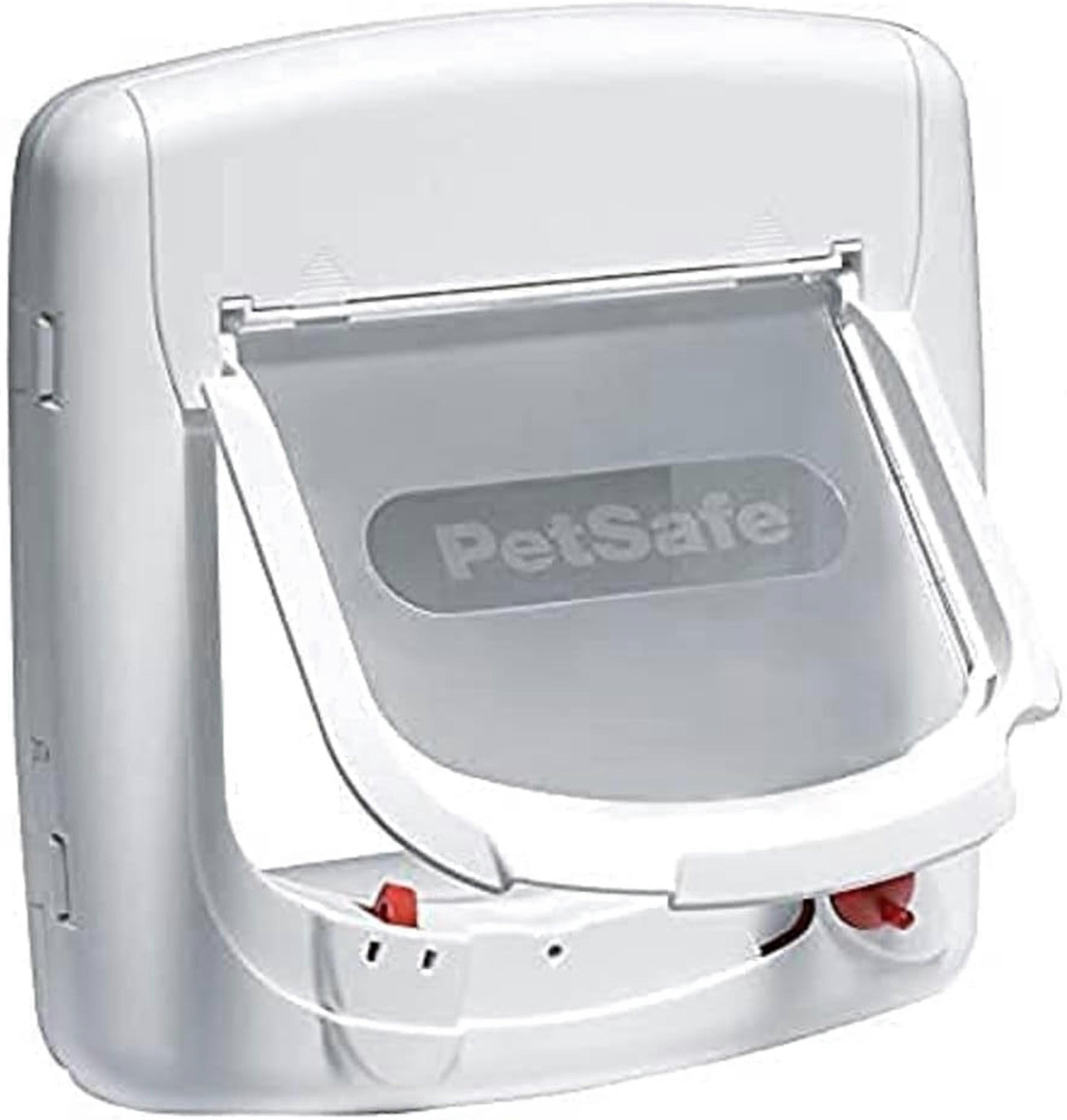 Magnetically Operated 400 Catflap White Pet Flap