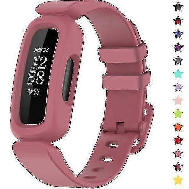 عصابات ل Fitbit Ace 3 Kids سيليكون للماء سوار الملحقات الرياضة ووتش حزام استبدال ل Fitbit Ace 3 الأولاد البنات