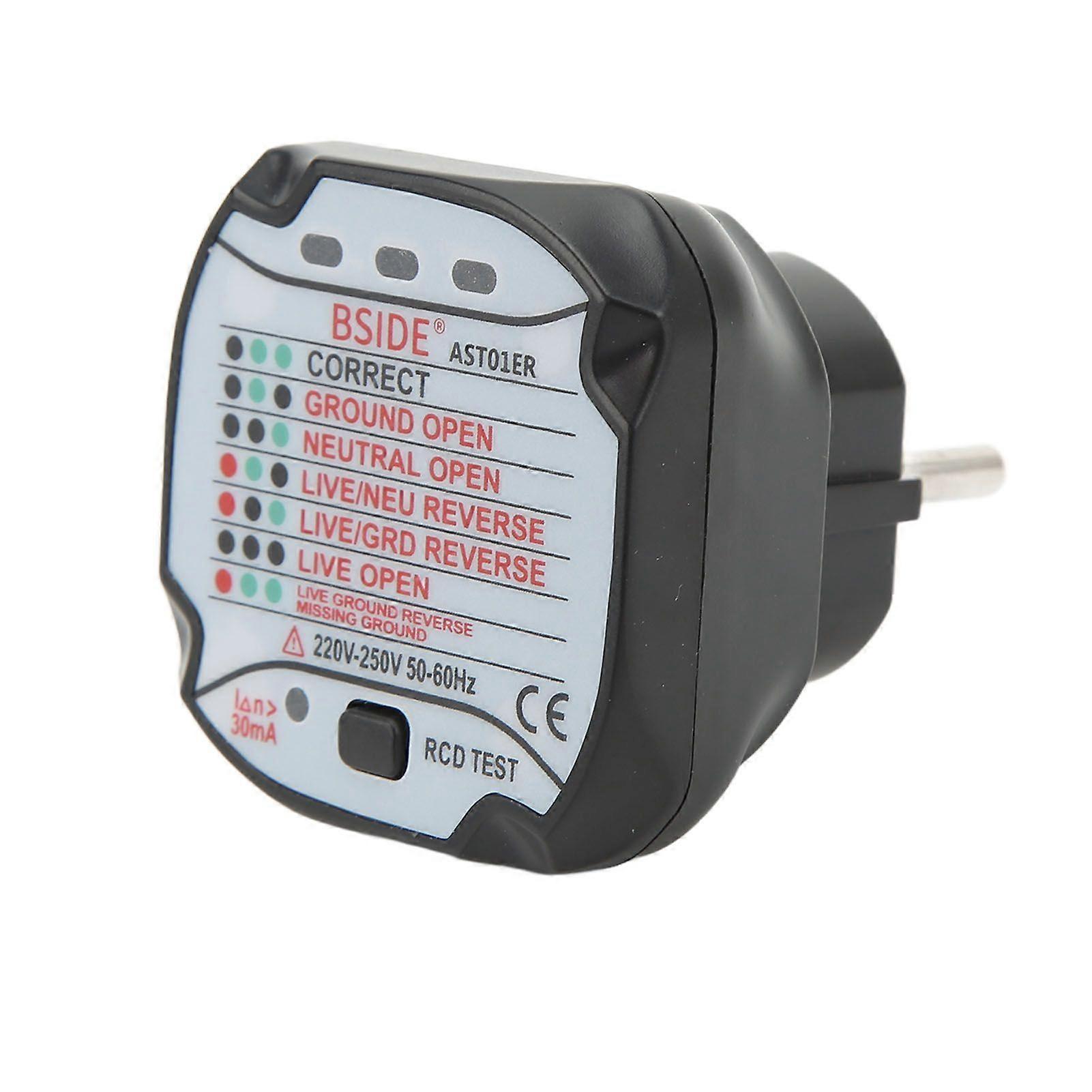 Plug Socket Tester Accurate Detection Quick Response Socket Detector  