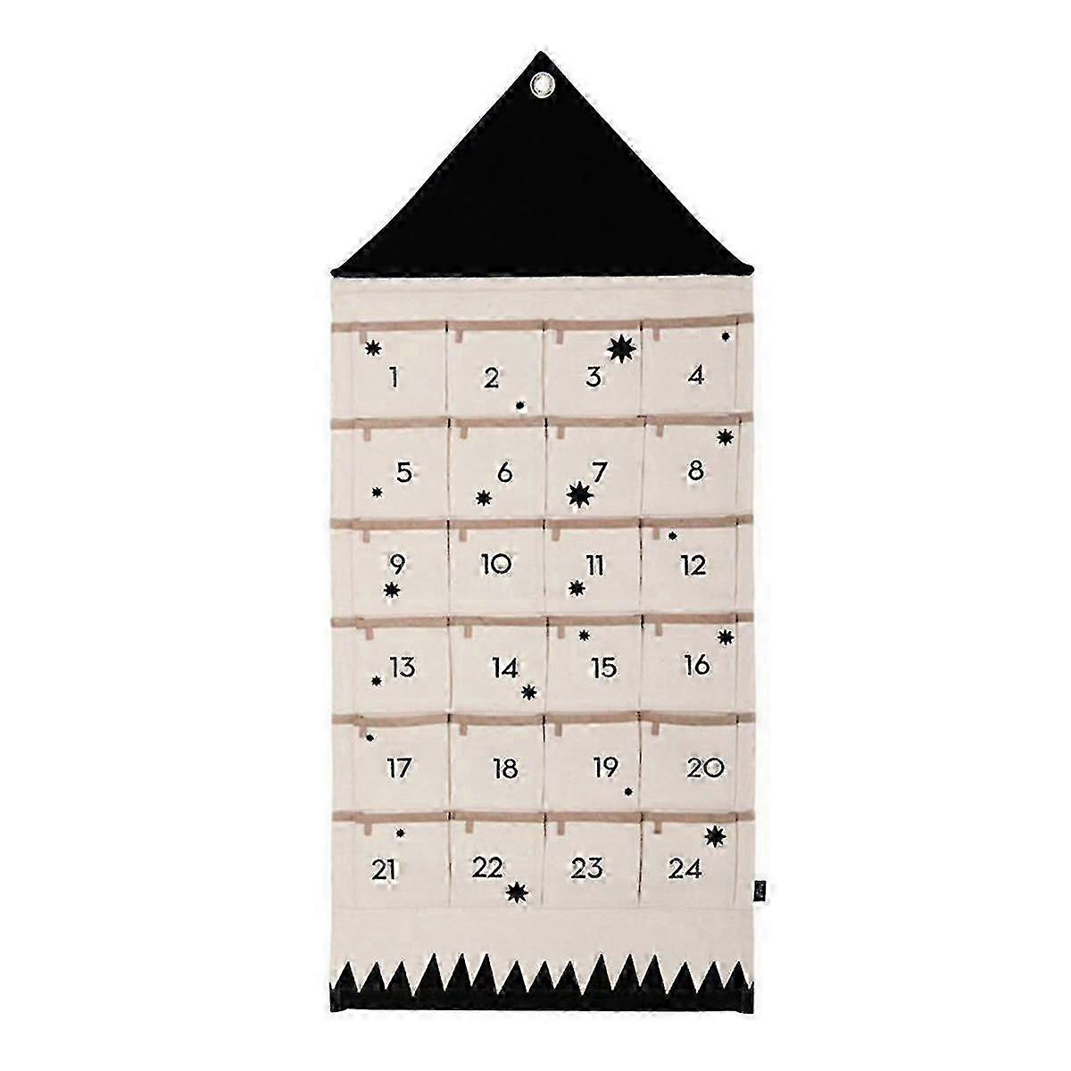 Hanging Storage Bags,advent-calendar,fabric Advent-calendar With 24 Pockets,for Children Storage Chocolate And Sweets