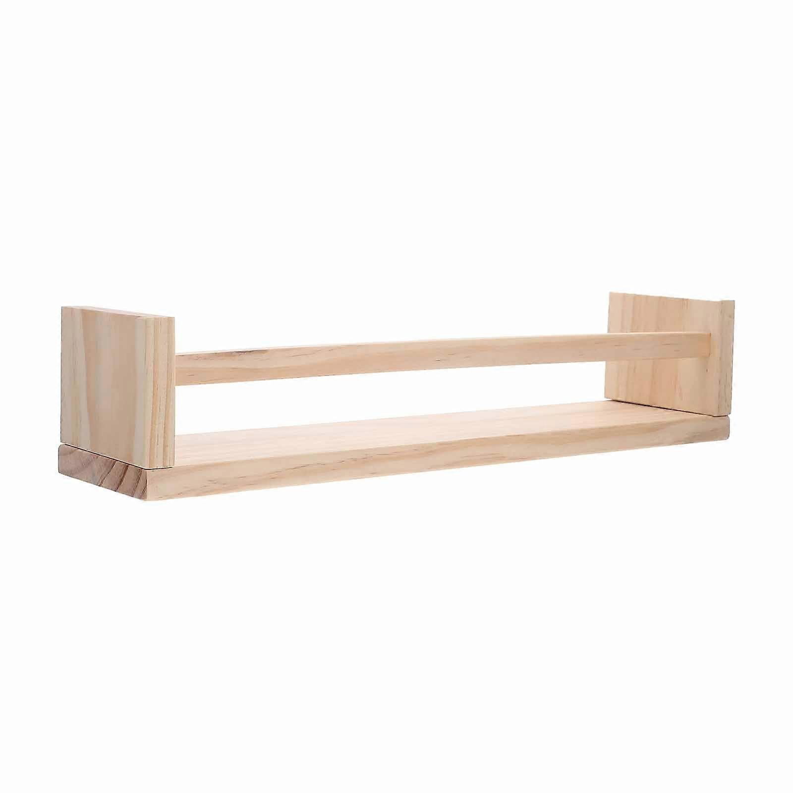 Wooden Wall Shelf Floating Shelf for Home 3Sets Multi-Function Wall Rack
