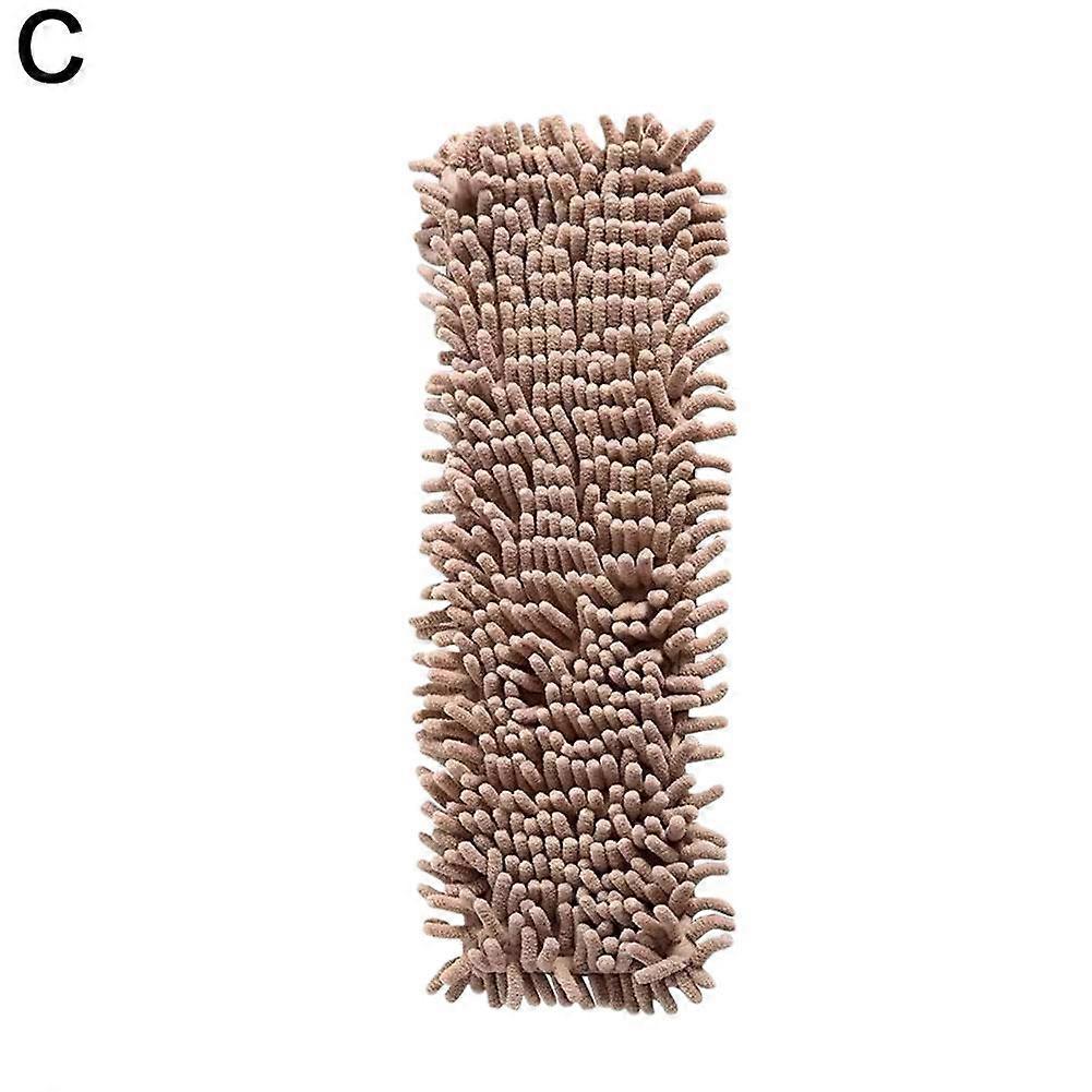 Chenille Lazy Flat Mop Replacement Cloth Super Absorbent Washable For Wet And Dry Mopping All Floor Types