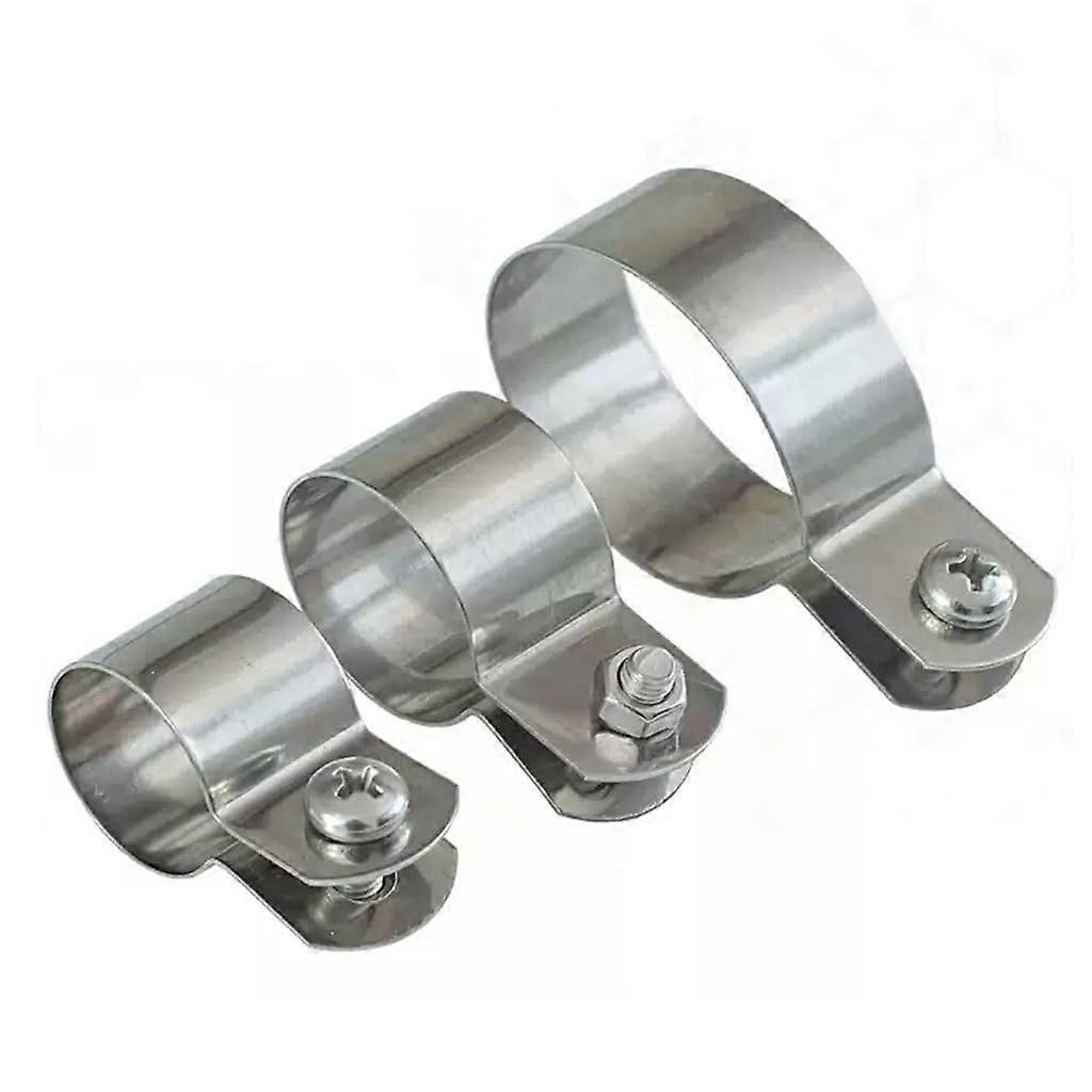 304 Stainless Steel Clamp, Set of 10, Grounding UShaped Pipe Clamp, Sizes 1035mm, Widened 25mm