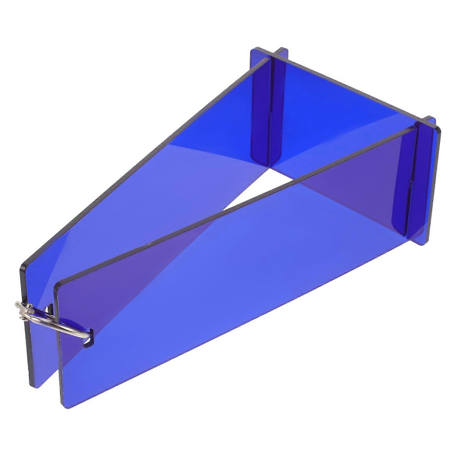 Desktop Calendar Stand Acrylic Table Calendar Holder for Display 5Pcs Blue