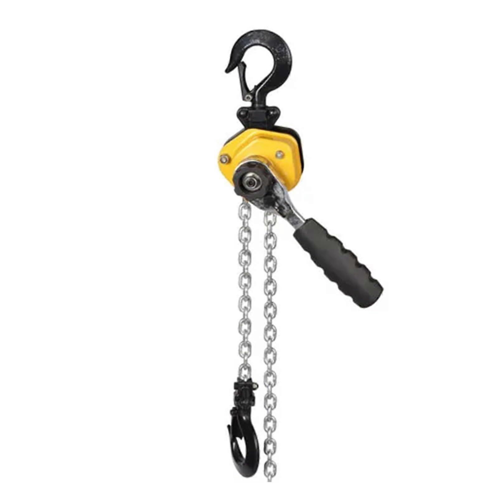 Hand Winch 0.75t Lever Hoist for Trailer Boat ATV Towing Manual Operation Chain Hoist 3m Length