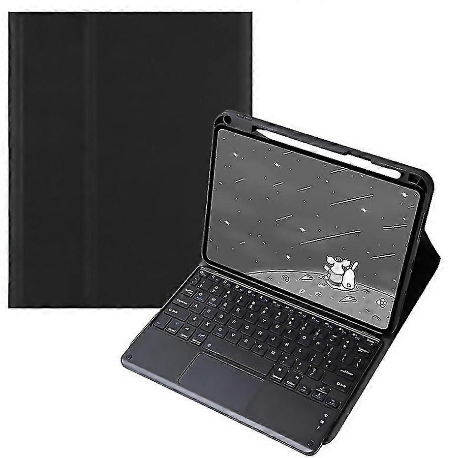 For Candy Color Square Keys Bluetooth Keyboard Leather Case With Touchpad Square Keys With Touchpad