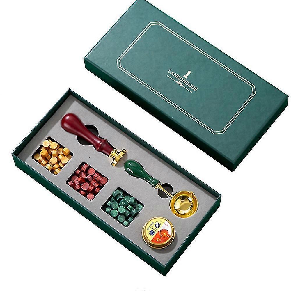 ブルーピーコックヨーロッパスタイルレトロセプターファイアペイントプリント、ヴィンテージワックスシールスタンプ、シーリングワックススタンプ、ギフトボックス付きワックスシーリングビーズ。