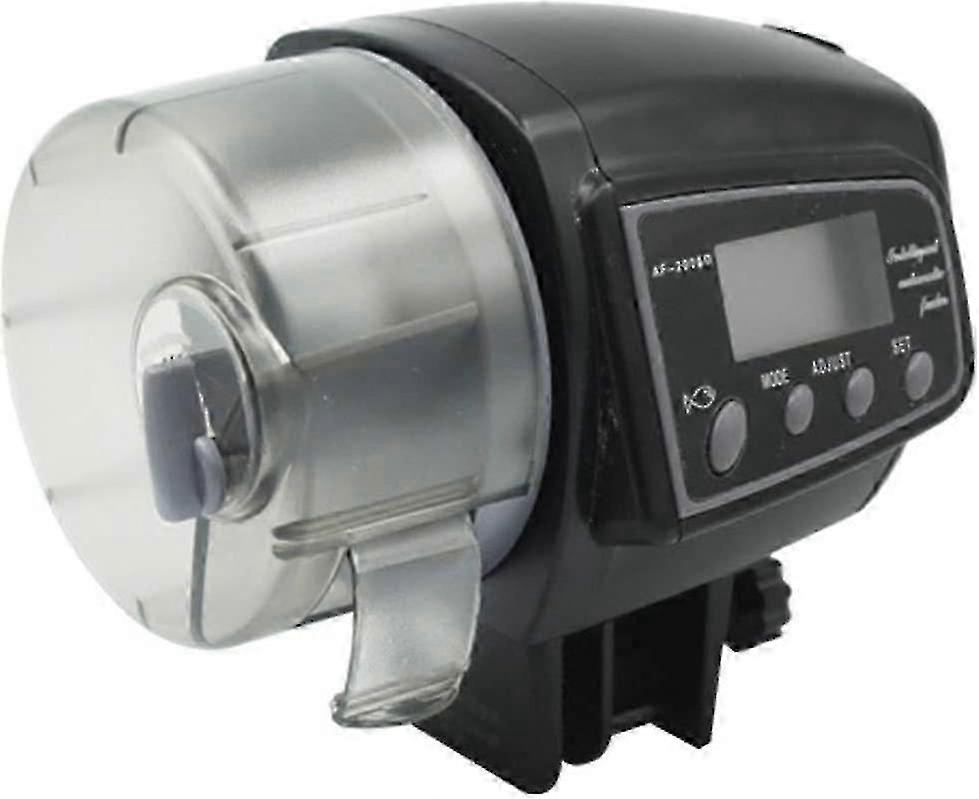 Automatic Fish Feeder with LCD Display Aquarium Tank Adjustable Timer Intelligent  Dispenser