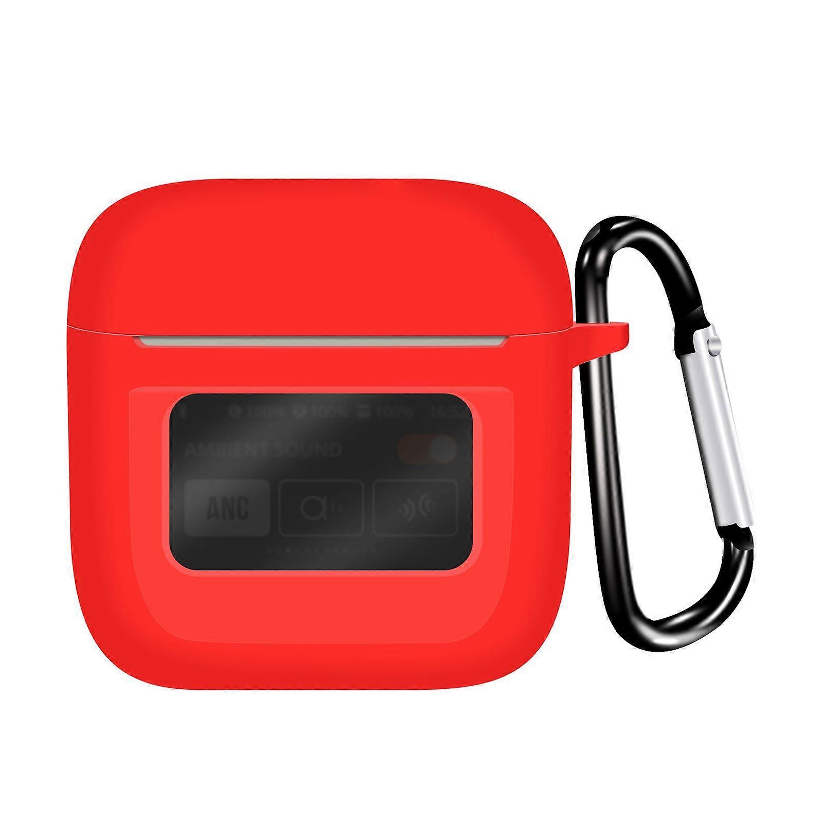 For JBL Tour Pro 3 Protective Case Bluetooth-Compatible Earphone Silicone Cover with Hook