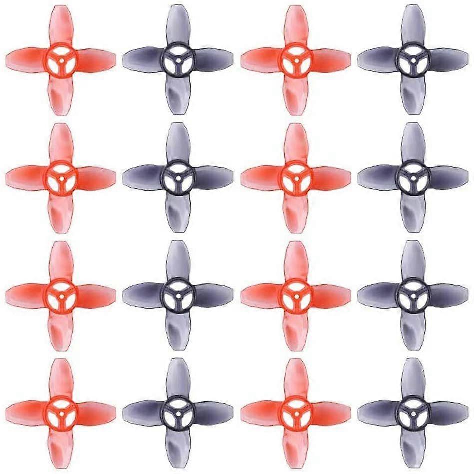 16Pcs for Avan Tinyhawk Turtlemode Propeller 40mm 4-Blade 1.5mm Hole,for 0802 Motor Indoor FPV Racing Drone