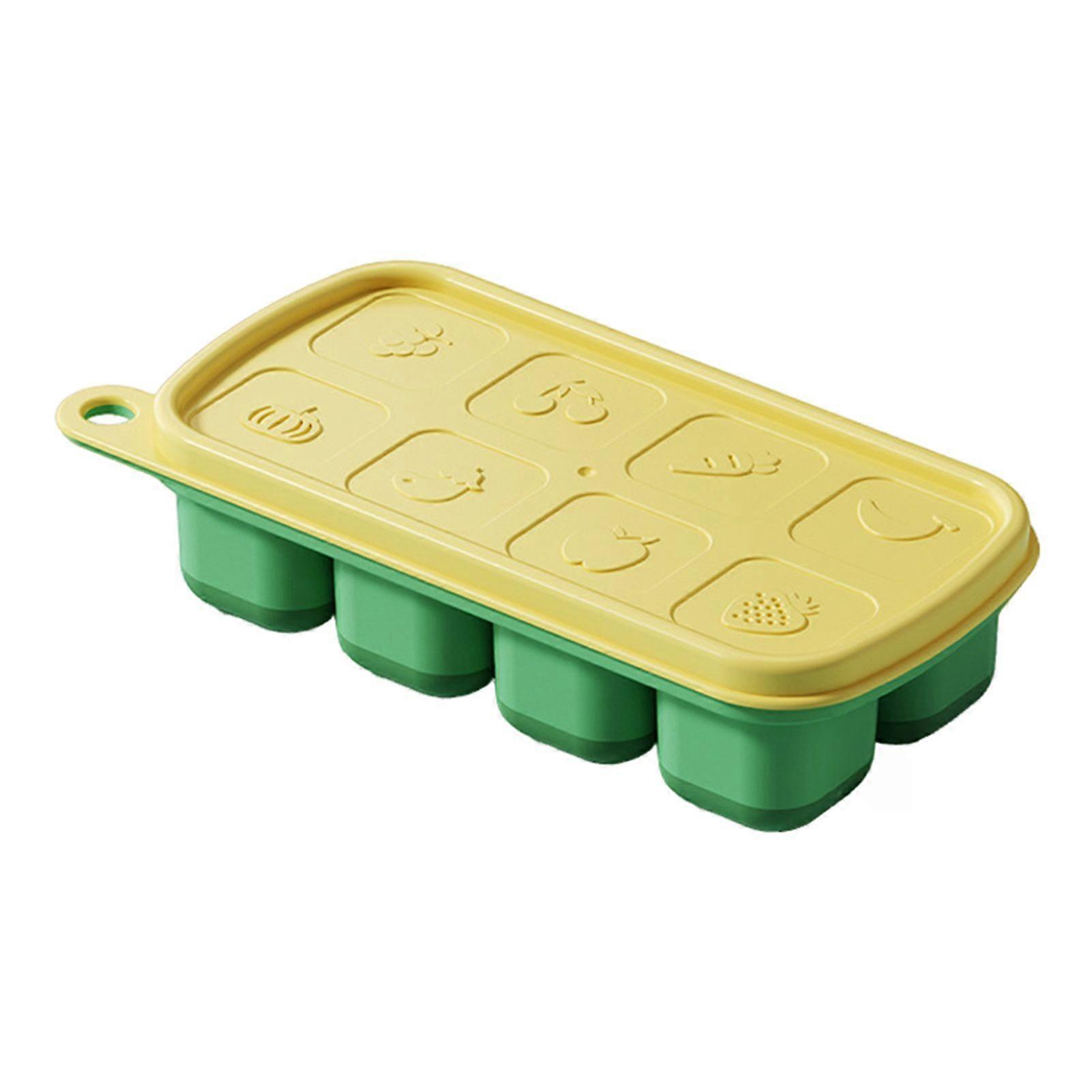 Jikaixiang Silicone Ice Cube Mold BPA-Free Flexible Ice Tray Easy Release Stackable Ice Cube Maker for Cocktail Coffee Drinks