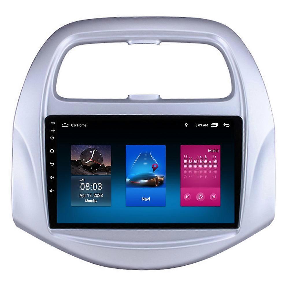 RoverOne Car Stereo Radio Bluetooth CarPlay Android Auto GPS Sat Nav Touch Screen for Chevrolet Spark Beat 2018 - 2020