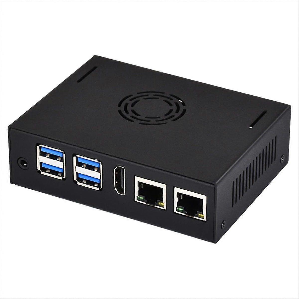 Metal Case for VisionFive2 Board (Board NOT Included), with Cooling Fan, Mini-Computer Case, Case O