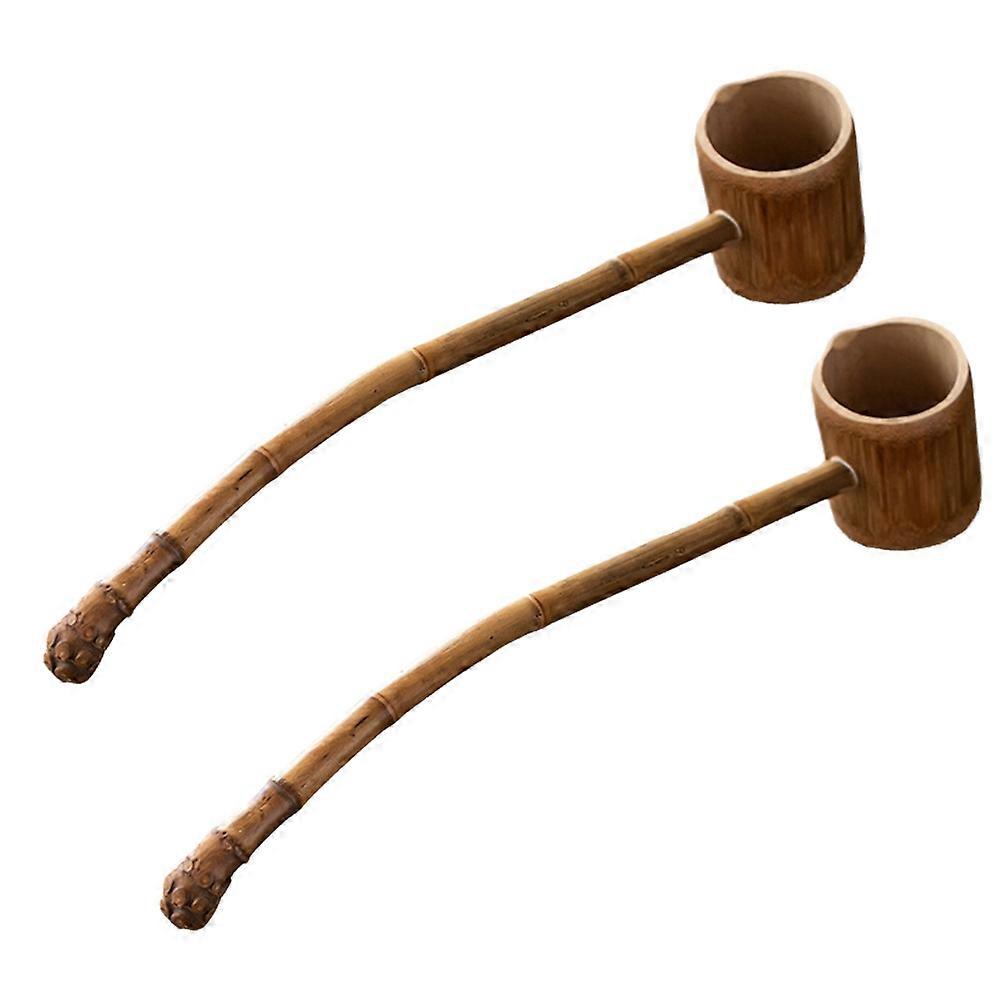 Chinese Retro Water Scoop Wine Raisin Wine Scoop Long Handle Scoop,D