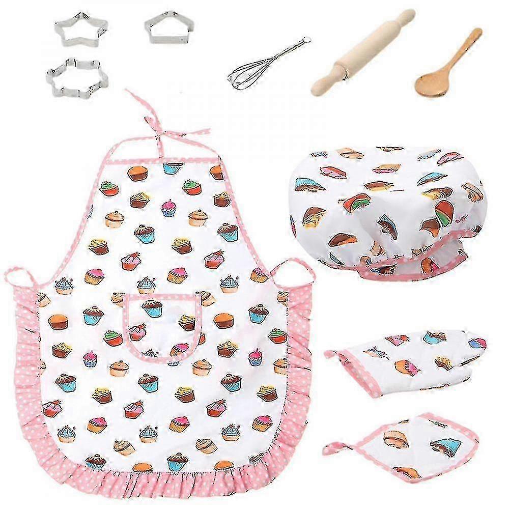 Children's Apron And Chef Hat Set