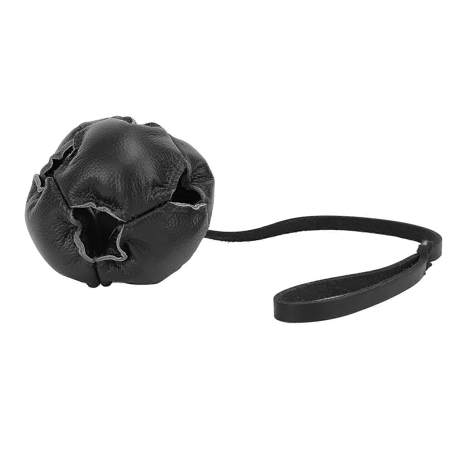 Dog Training Ball Release Energy Reduce Anxiety Interactive Exercise and Reward Ball On Rope Toy for Small Medium Dogs Black 