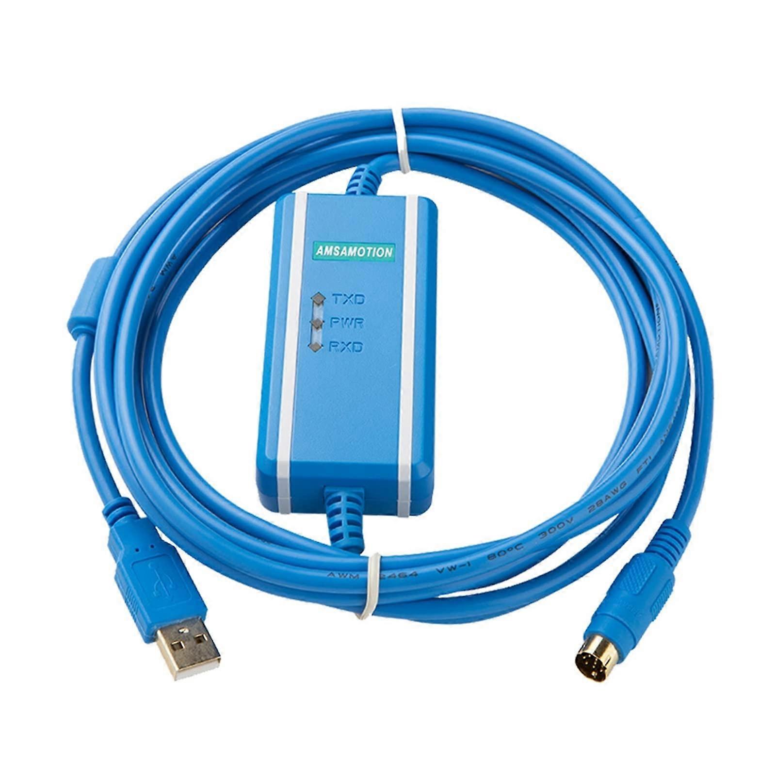 USBSC09FX Isolation Programming Cable For PLC, 3m Length, Isolated Adapter