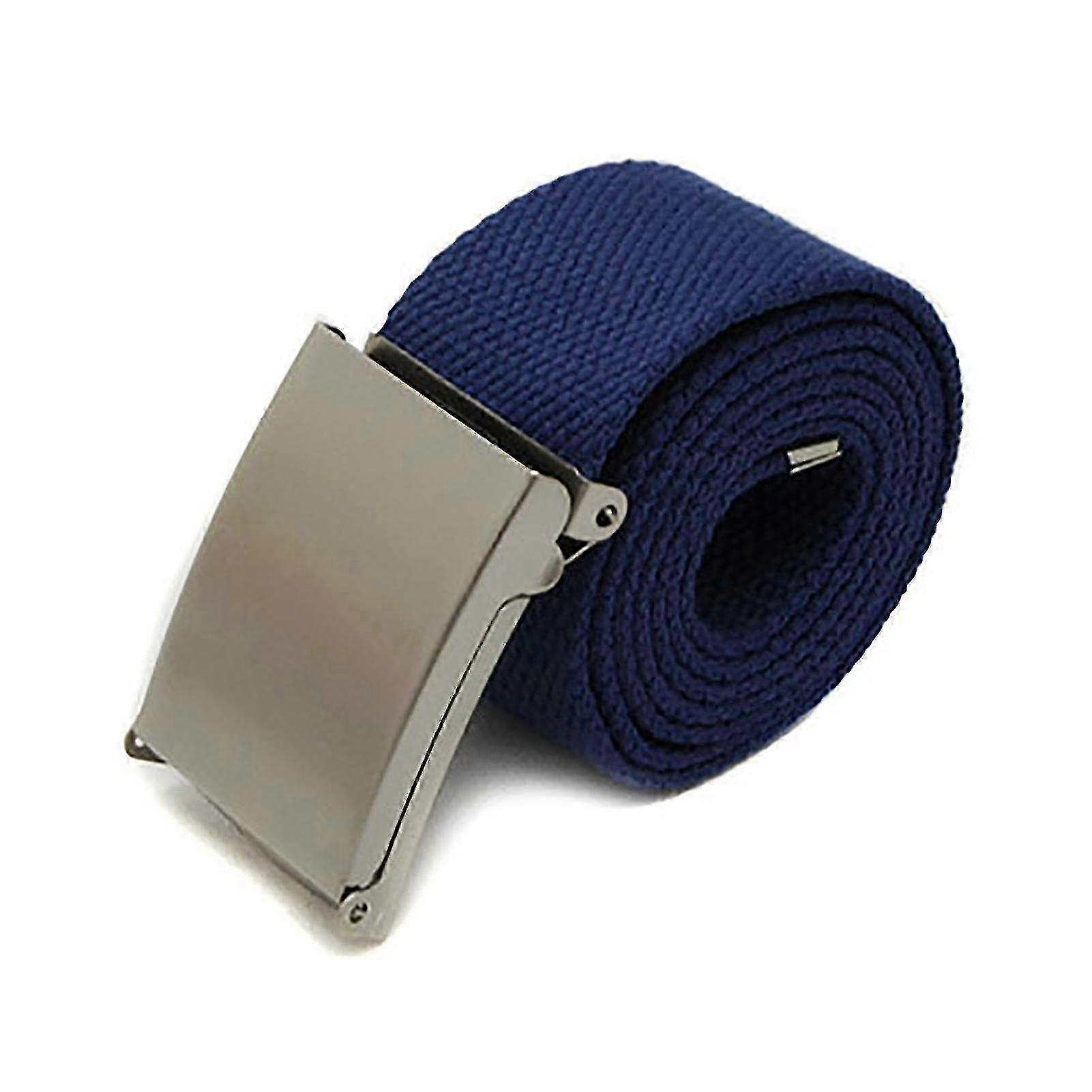 Unisex Canvas Belt for Outdoor Activities - Easy Unbuckle Web Design