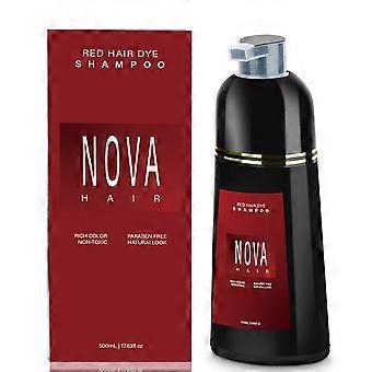 500ml Color-Dyeing Shampoo for Men and Women with Natural Ingredients for Gray Hair Coverage and Vibrant Color in 10 Minutes