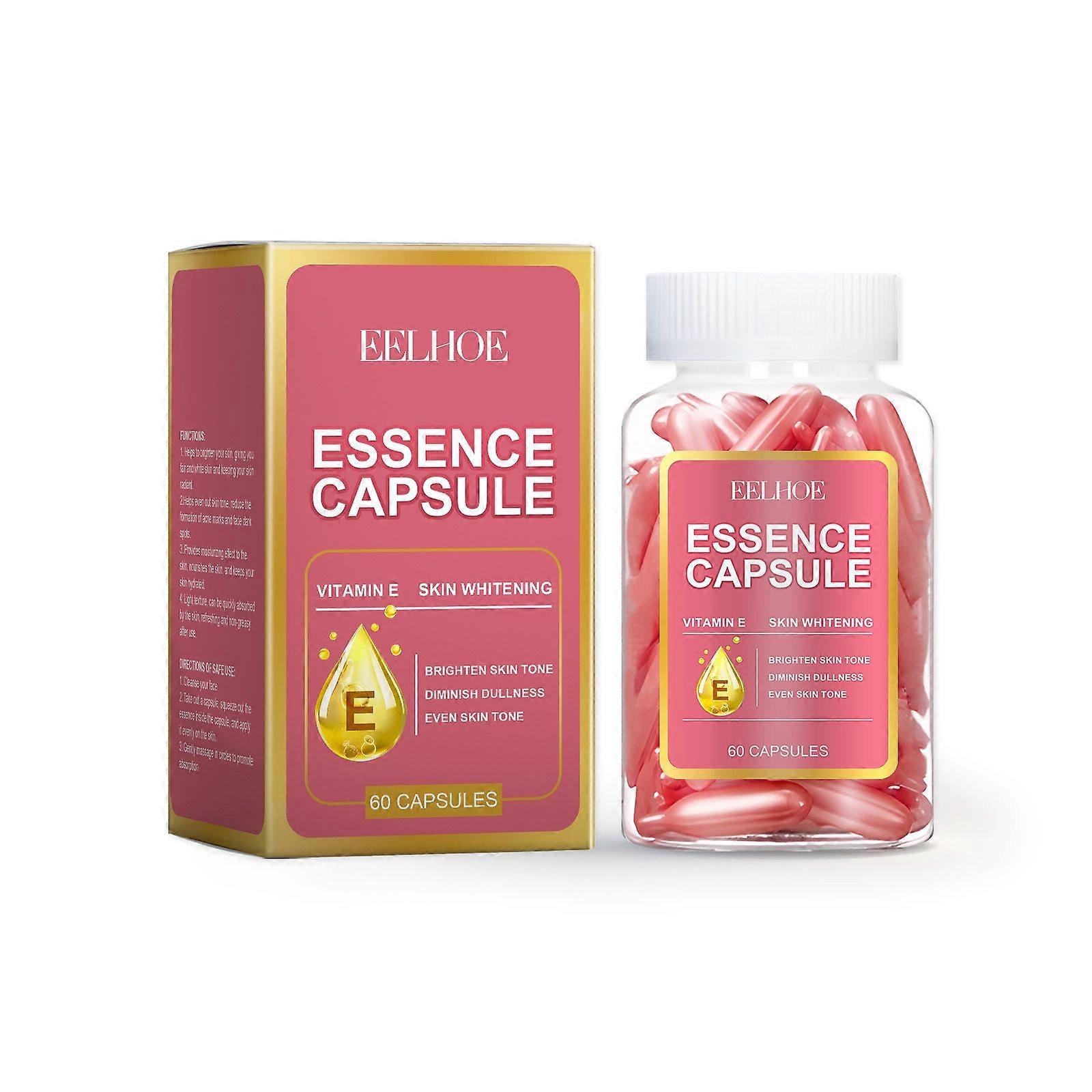 Facial Capsule Essence Contains Tocopherol (Vitamin E)