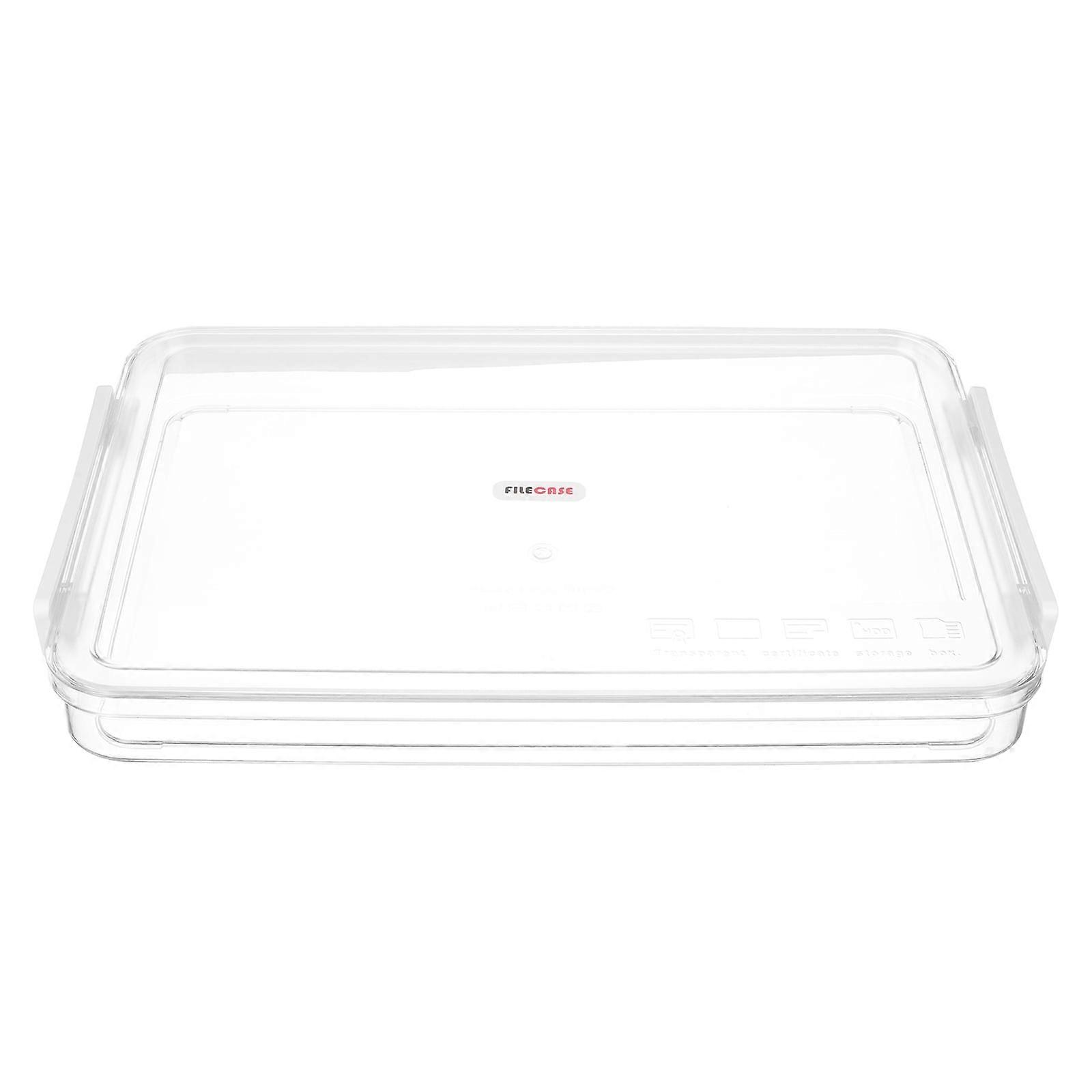 Multi-functional Files Storage Box Clear Plastic Document Paper Filling Case