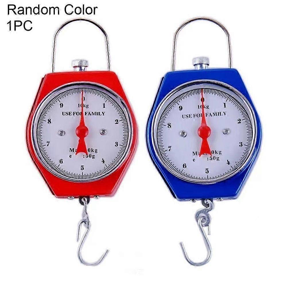 Balance Handheld Mechanical Scale Digital Dial Luggage Scale 10kg/50g Spring Balance Hook Scale