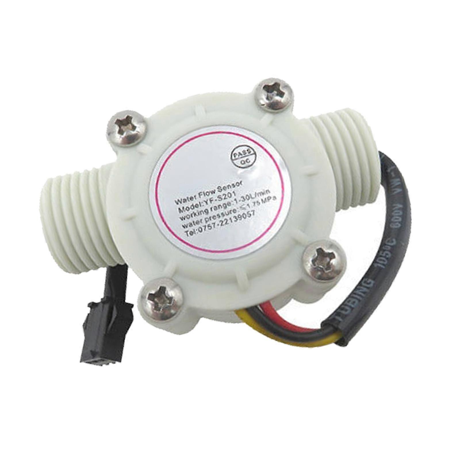 Low Power Consumption Flows Measurement Device Liquid Flows Sensors Easy to Use for Multiple Plumbing Systems & Devices Multicolor