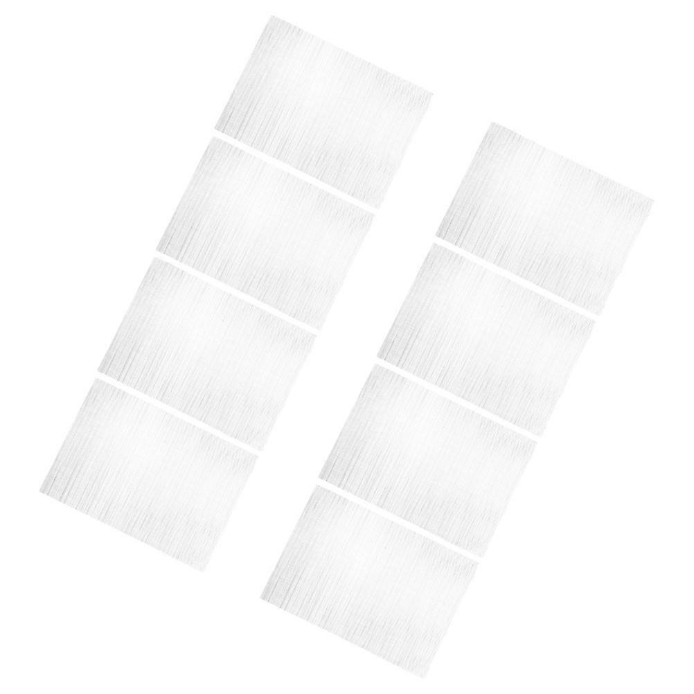 Silver Stainless Steel Mesh Screen for Window Protection 8Pcs Set