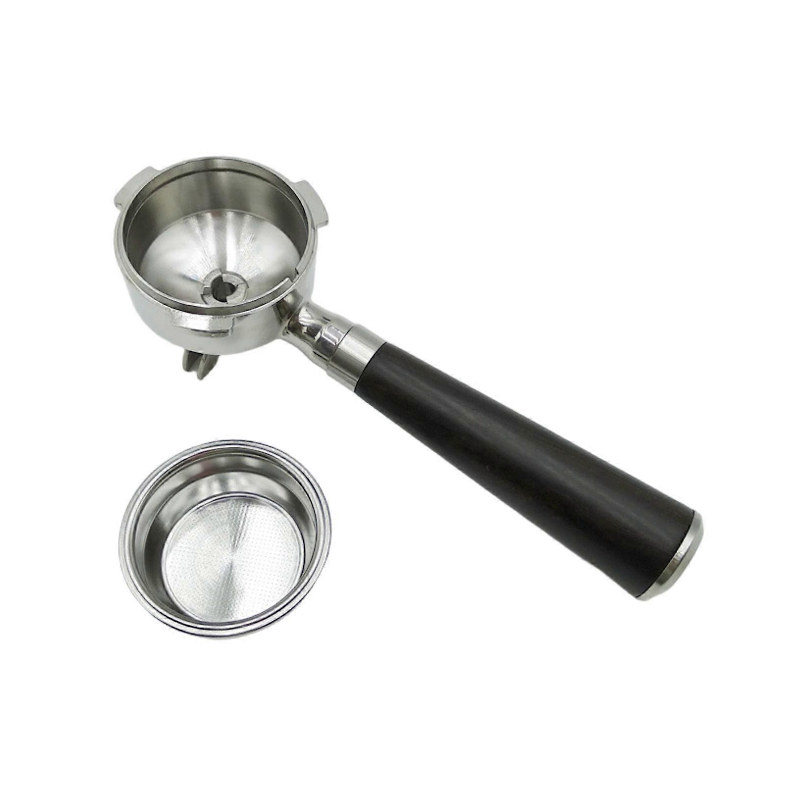 Poignée en bois naturel 58mm machines à expresso porte-filtre à café de remplacement adapté pour une prise en main confortable multicolore