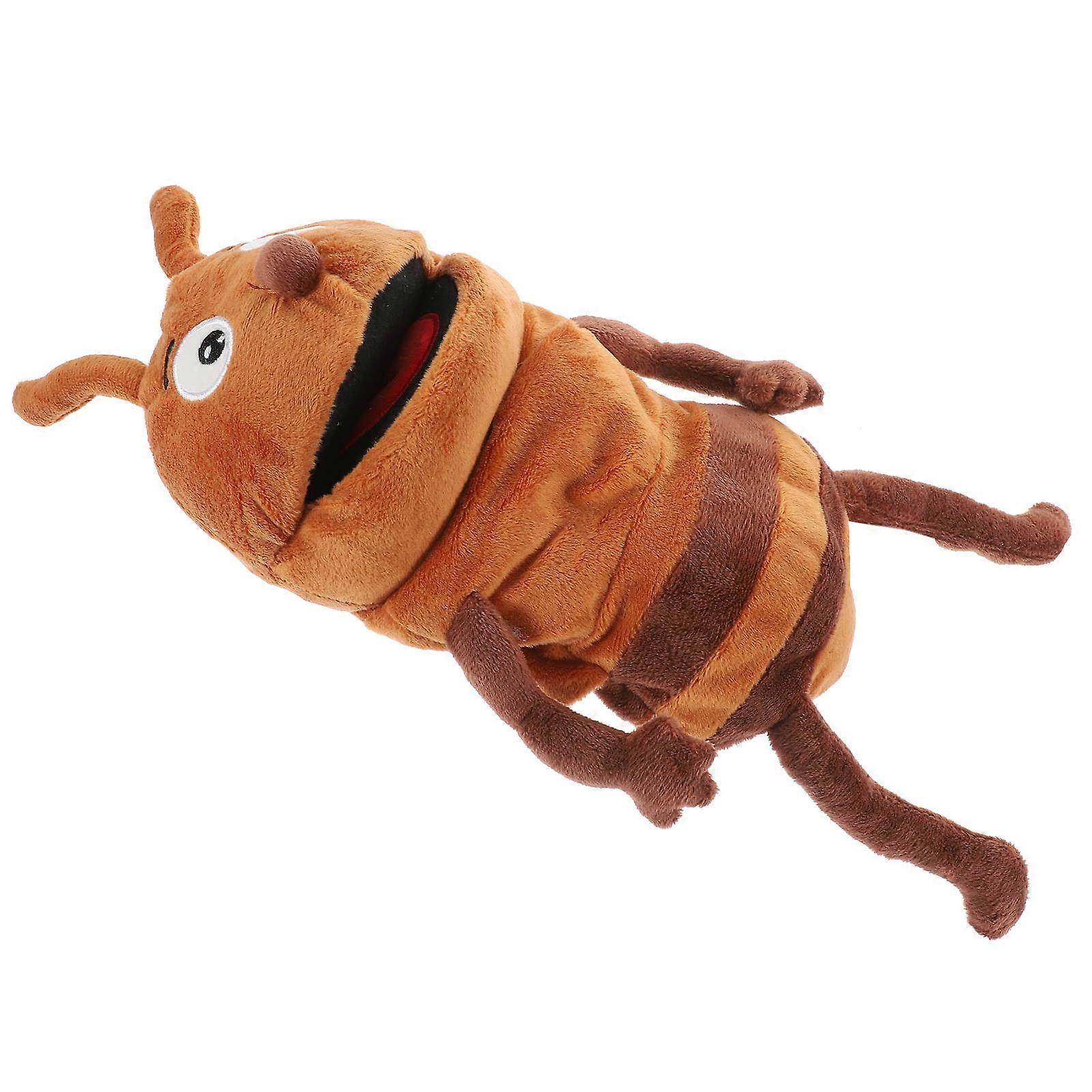 Ant Plush Hand Puppet for Storytelling Soft Educational Hand Toy