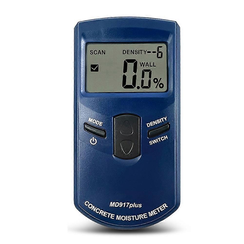 Concrete Moisture Meter Wall Tester Pinless Moisture Measurement Device with LCD Alarm MD919plus Moisture Meter